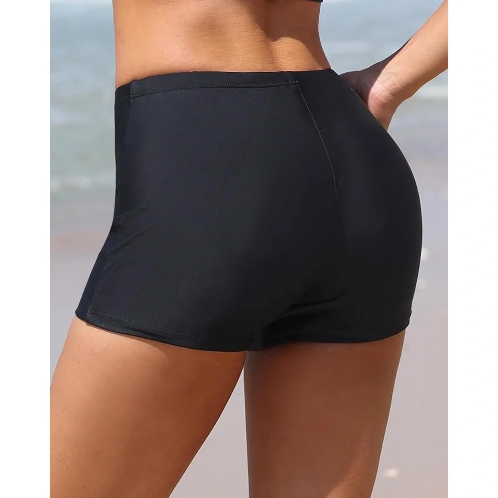 🍓$5 Pick!🍓 Yonique Black Women's Swim Shorts